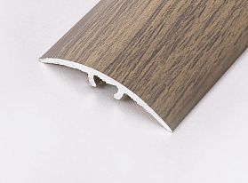 Порог (стык) Русский профиль  разноуровневый декорированный с дюб, 30*2700 мм, Дуб сантана